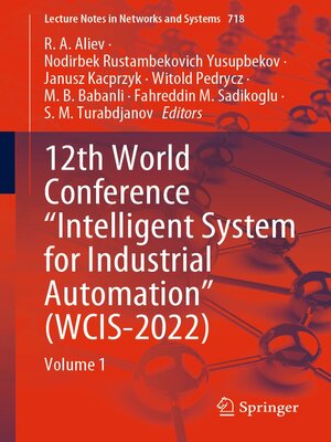 cover image of 12th World Conference "Intelligent System for Industrial Automation" (WCIS-2022)